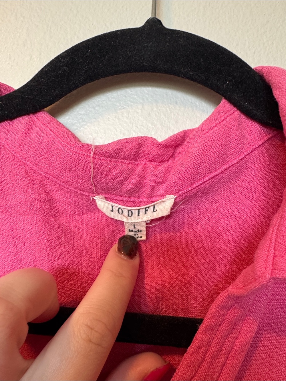 JODIFL Pink Short Sleeve Button-Up Top - Picture 2 of 4